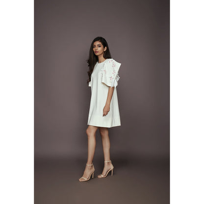 Deepika Arora Shift Dress - White