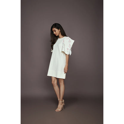 Deepika Arora Shift Dress - White