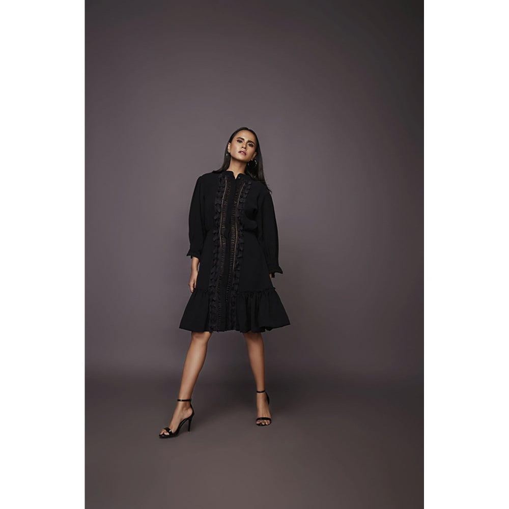 Deepika Arora A-Line Dress - Black
