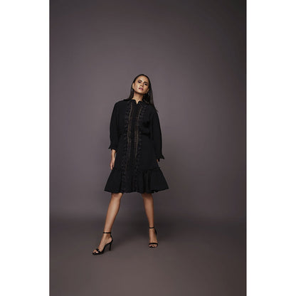 Deepika Arora A-Line Dress - Black