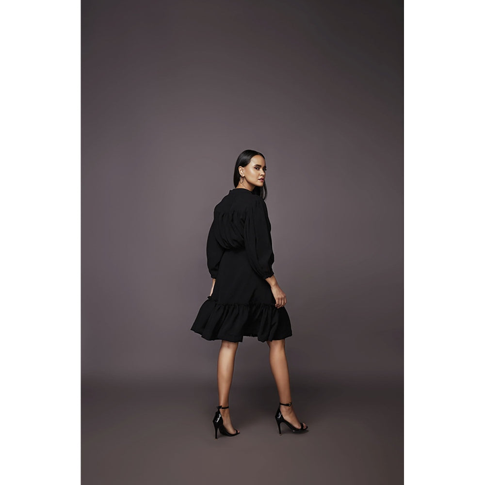 Deepika Arora A-Line Dress - Black