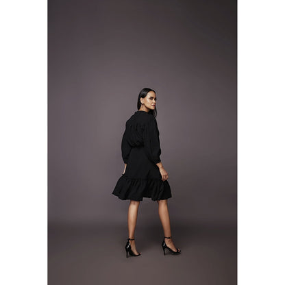 Deepika Arora A-Line Dress - Black