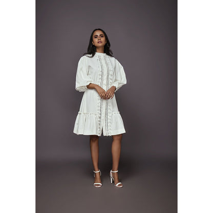 Deepika Arora A-Line Dress - White