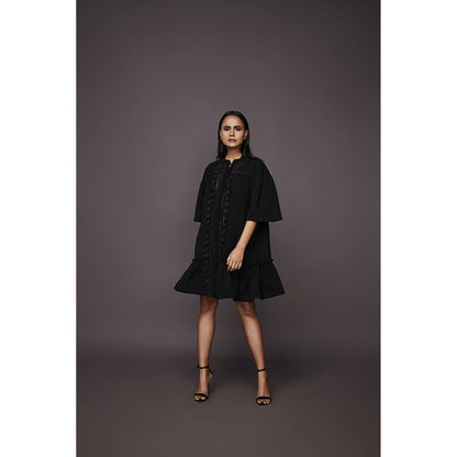 Deepika Arora A-Line Dress - Black