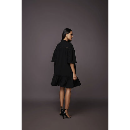 Deepika Arora A-Line Dress - Black
