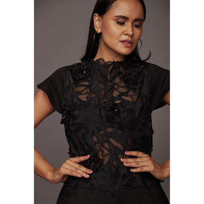 Deepika Arora Short Dress - Black