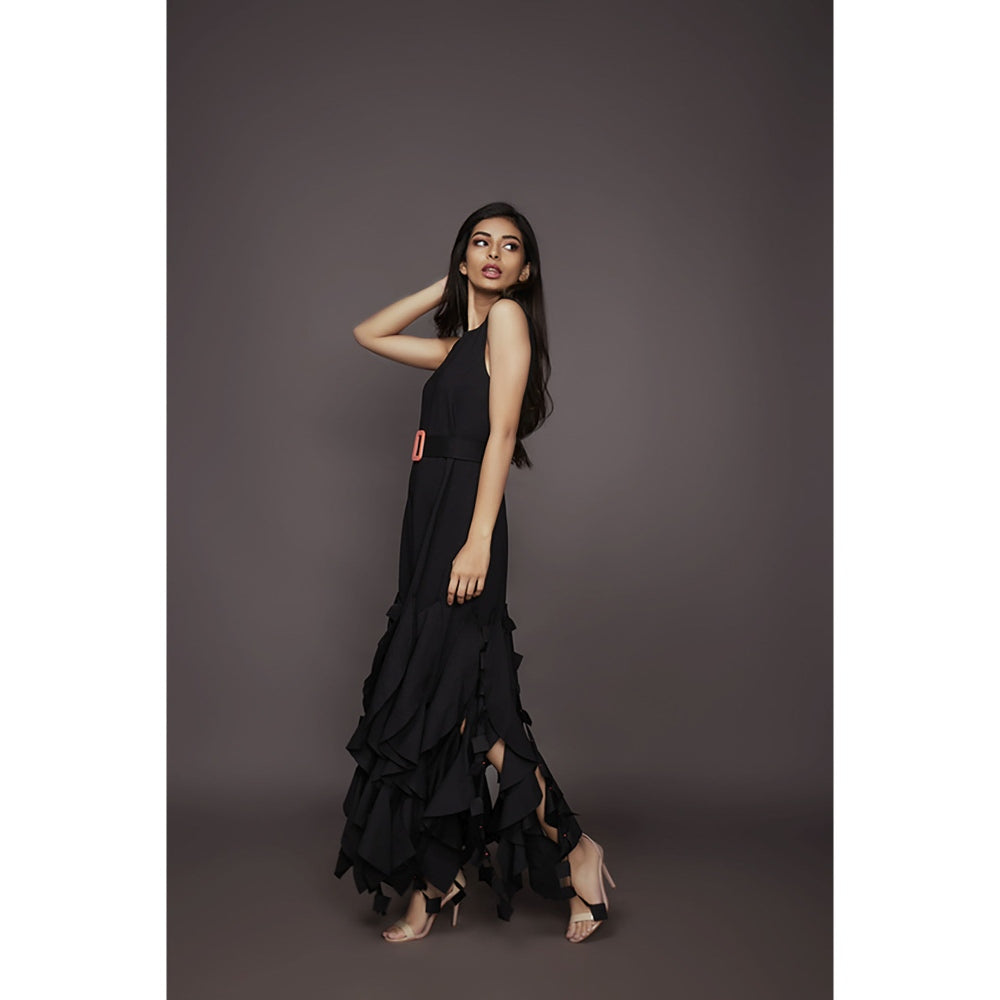 Deepika Arora Shift Dress - Black (Set of 2)