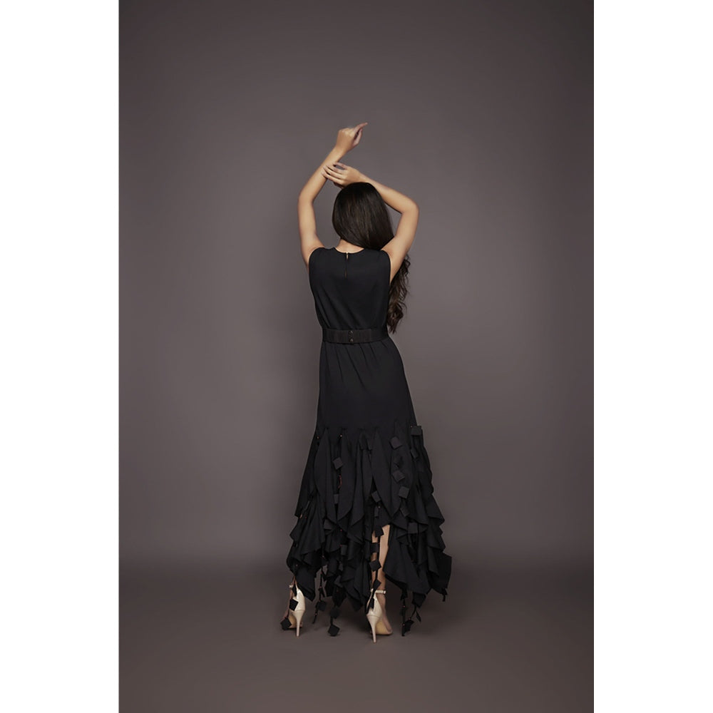 Deepika Arora Shift Dress - Black (Set of 2)