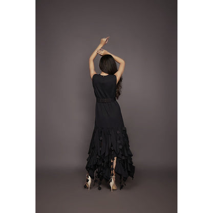 Deepika Arora Shift Dress - Black (Set of 2)