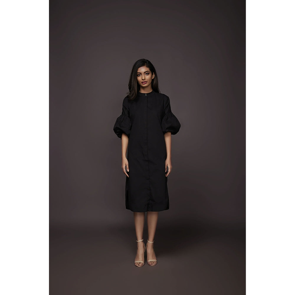 Deepika Arora Shirt Dress - Black