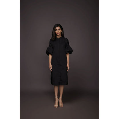 Deepika Arora Shirt Dress - Black
