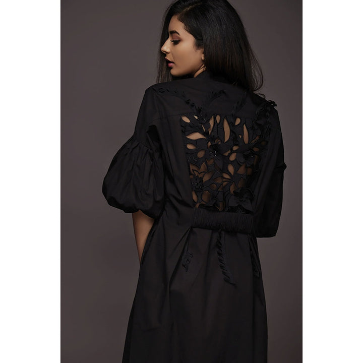 Deepika Arora Shirt Dress - Black
