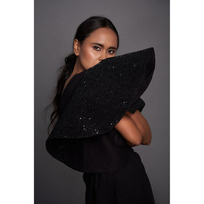 Deepika Arora One Shoulder Dress - Black