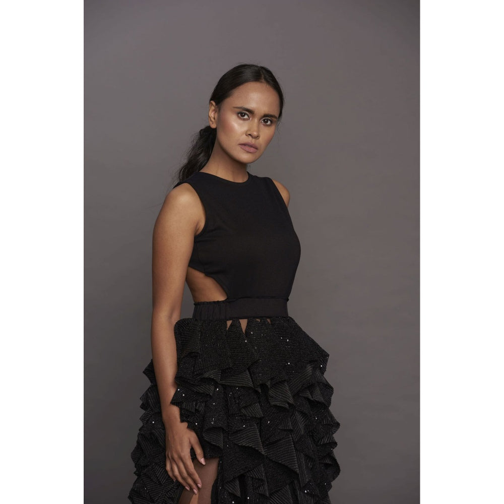 Deepika Arora Backless Dress - Black