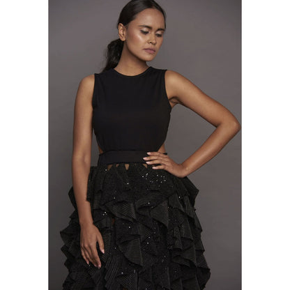 Deepika Arora Backless Dress - Black