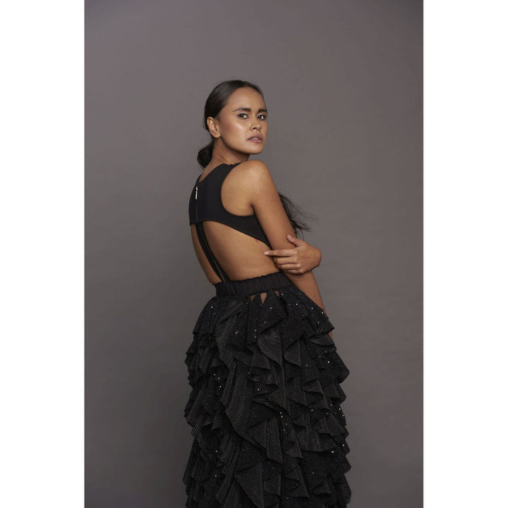 Deepika Arora Backless Dress - Black