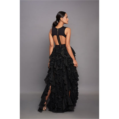 Deepika Arora Backless Dress - Black