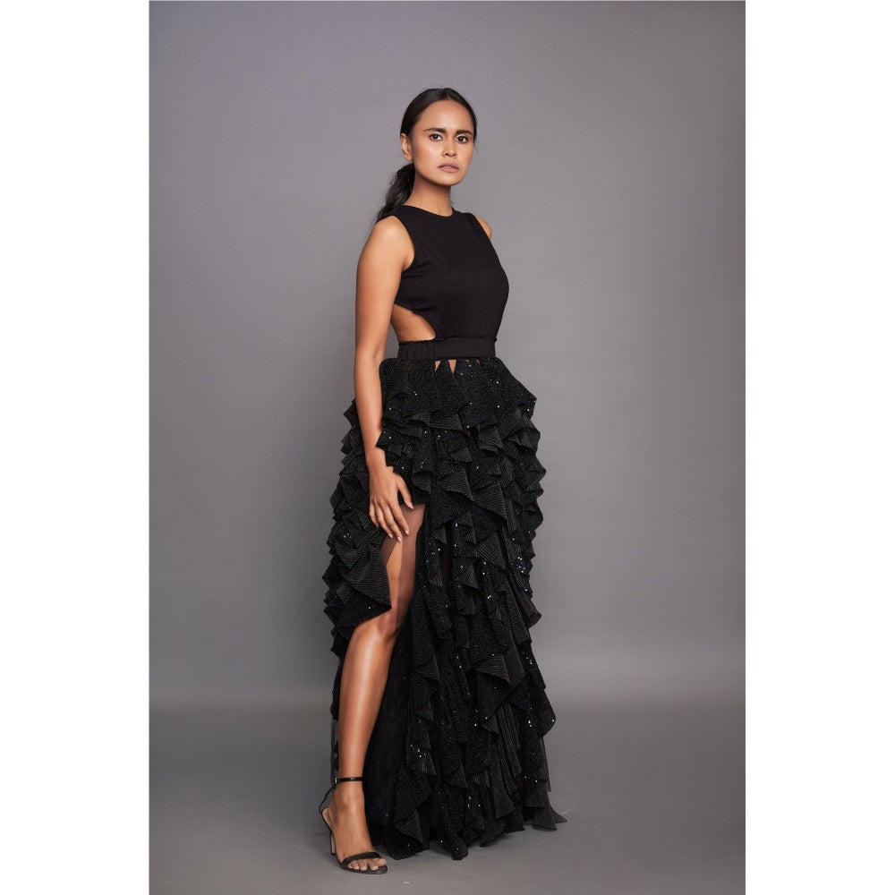Deepika Arora Backless Dress - Black