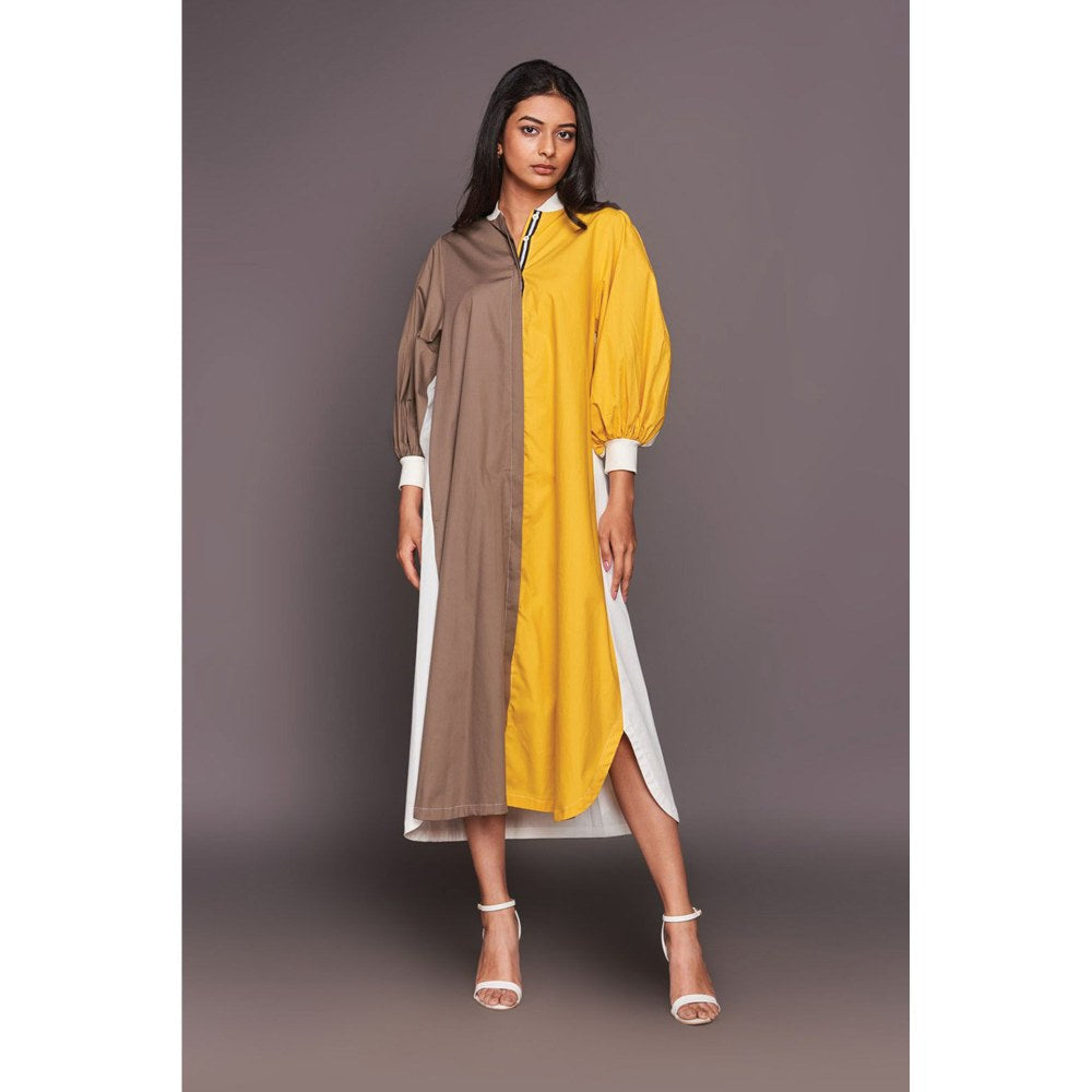 Deepika Arora White Long Shirtdress