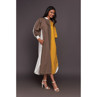 Deepika Arora White Long Shirtdress