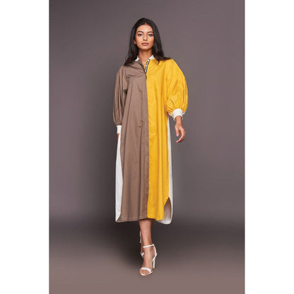 Deepika Arora White Long Shirtdress