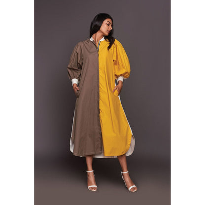 Deepika Arora White Long Shirtdress