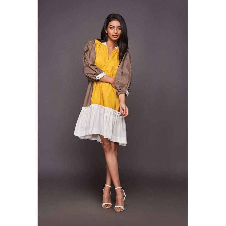 Deepika Arora Yellow Hem Dress