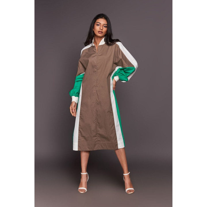 Deepika Arora Green Tapered Dress