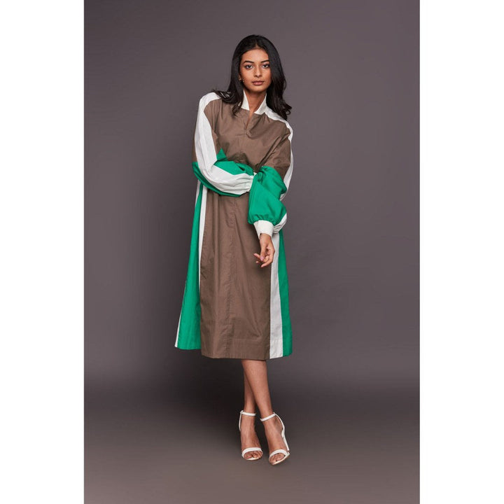 Deepika Arora Green Tapered Dress