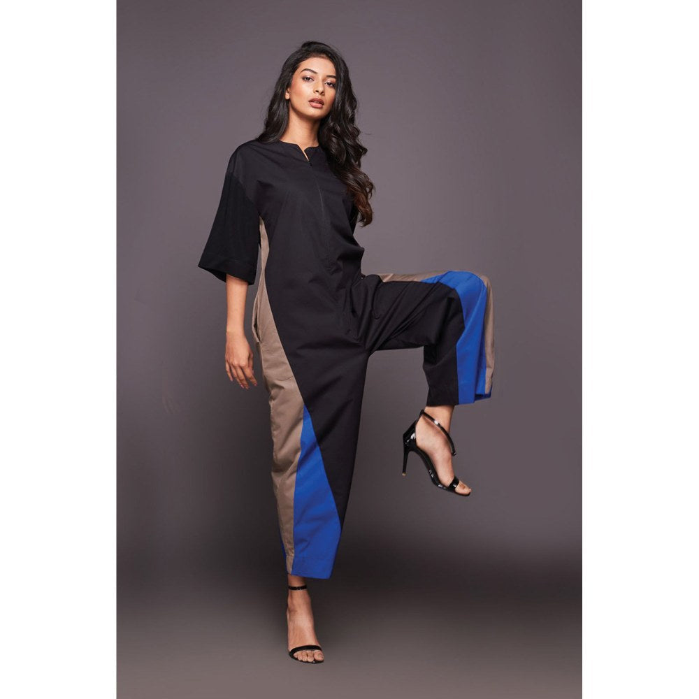Deepika Arora Black Relaxed Fit Jumpsuit