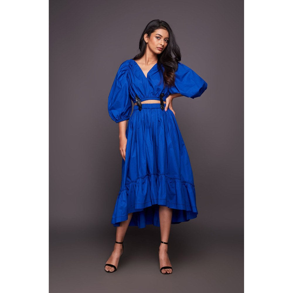 Deepika Arora Midnight Blue Skirt (Set of 6)