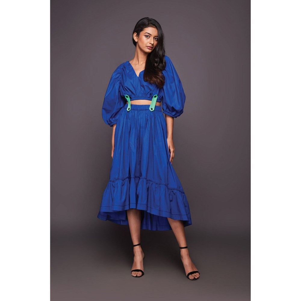 Deepika Arora Midnight Blue Skirt (Set of 6)