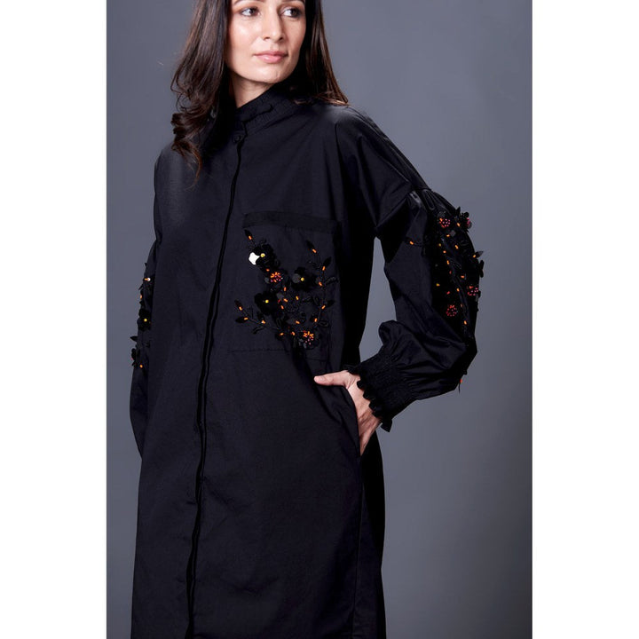 Deepika Arora Black Shirt Dress