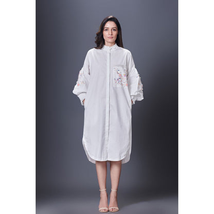 Deepika Arora White Shirt Dress