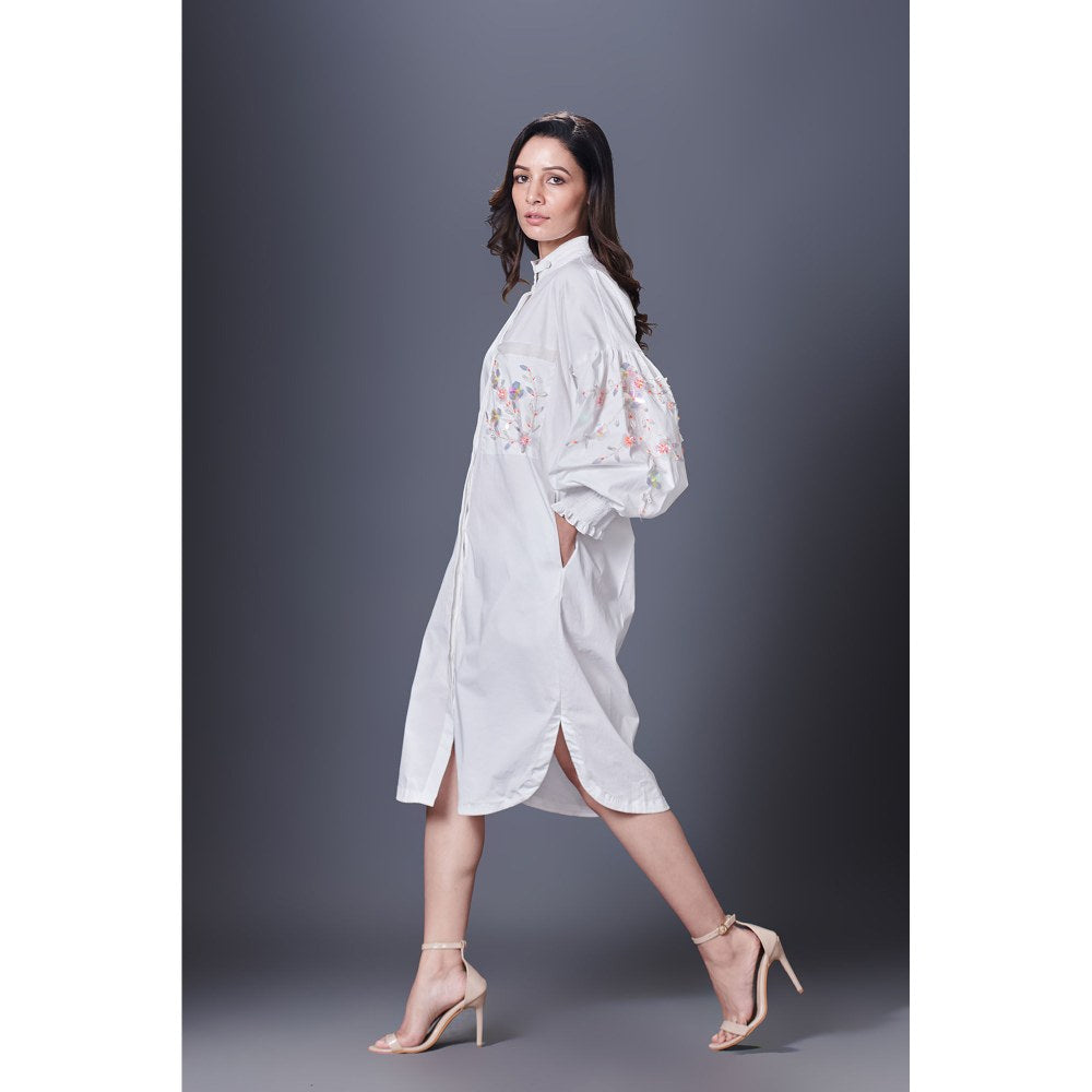 Deepika Arora White Shirt Dress