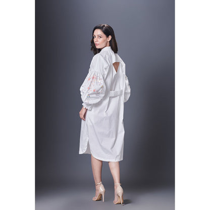 Deepika Arora White Shirt Dress