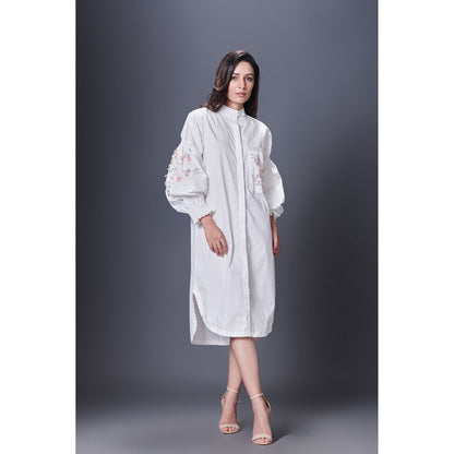 Deepika Arora White Shirt Dress