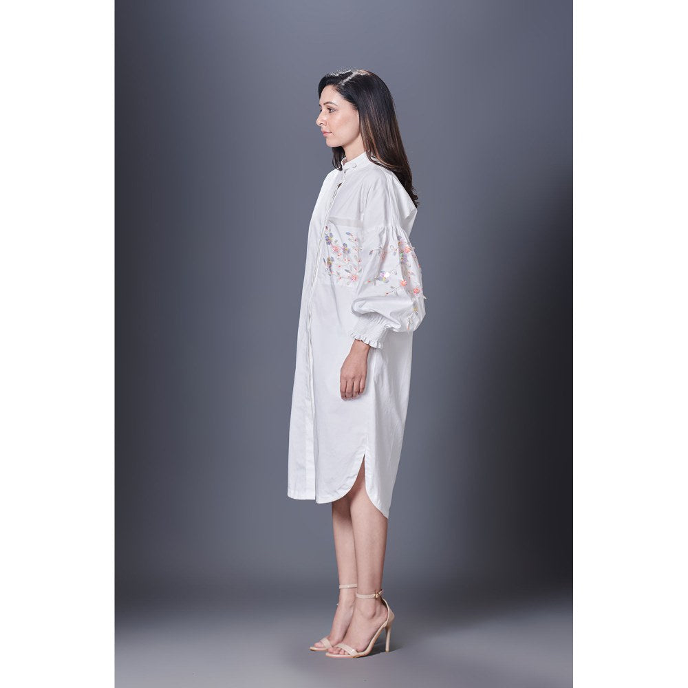 Deepika Arora White Shirt Dress