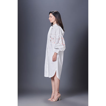 Deepika Arora White Shirt Dress