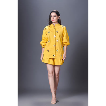 Deepika Arora Yellow Co-Ord (Set of 2)