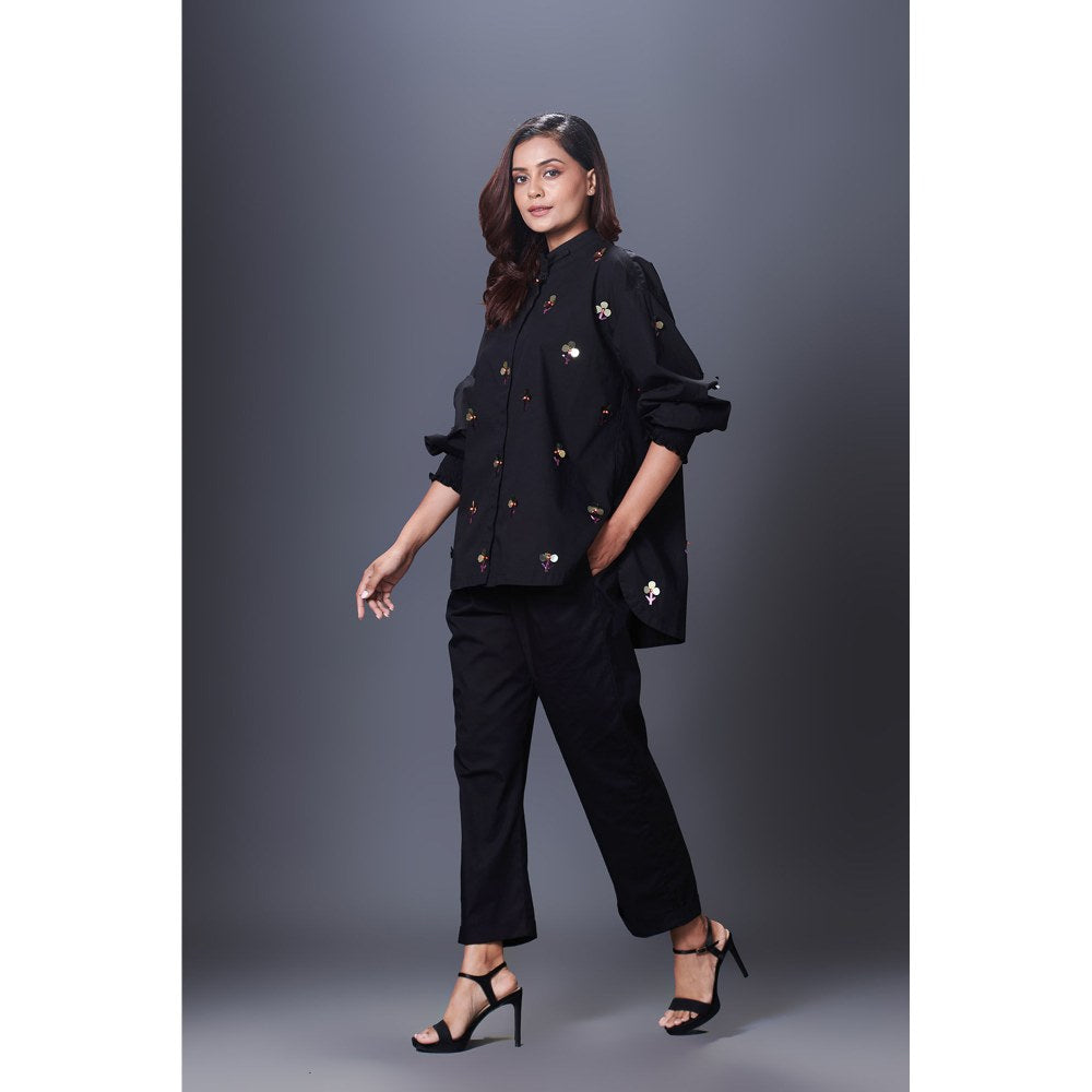 Deepika Arora Black Co-Ord (Set of 2)