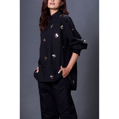 Deepika Arora Black Co-Ord (Set of 2)