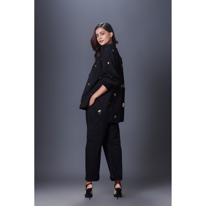 Deepika Arora Black Co-Ord (Set of 2)