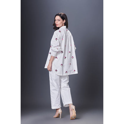 Deepika Arora White Co-Ord (Set of 2)