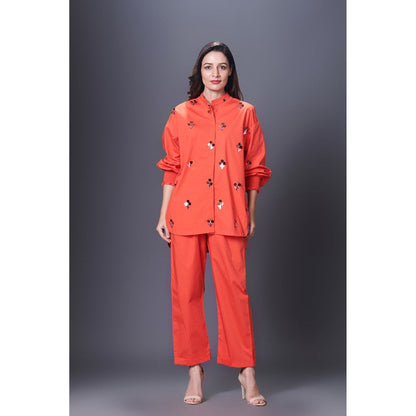 Deepika Arora Orange Co-Ord (Set of 2)