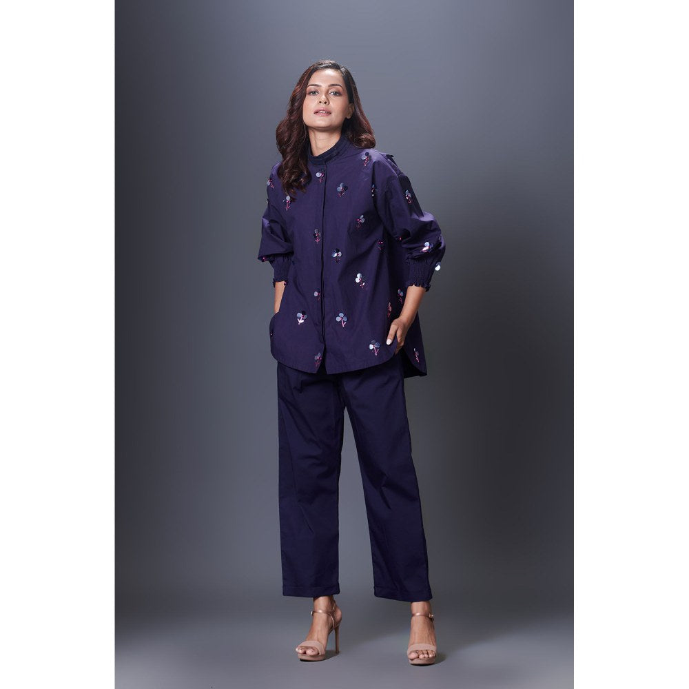 Deepika Arora Navy Blue Co-Ord (Set of 2)