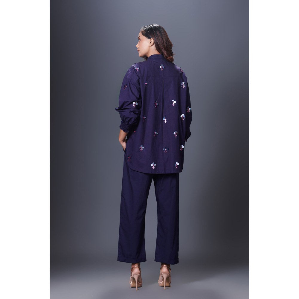Deepika Arora Navy Blue Co-Ord (Set of 2)