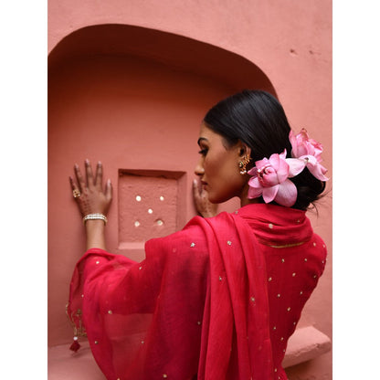 DEEPTHEE Vermillion Short Peplum (Set of 3)