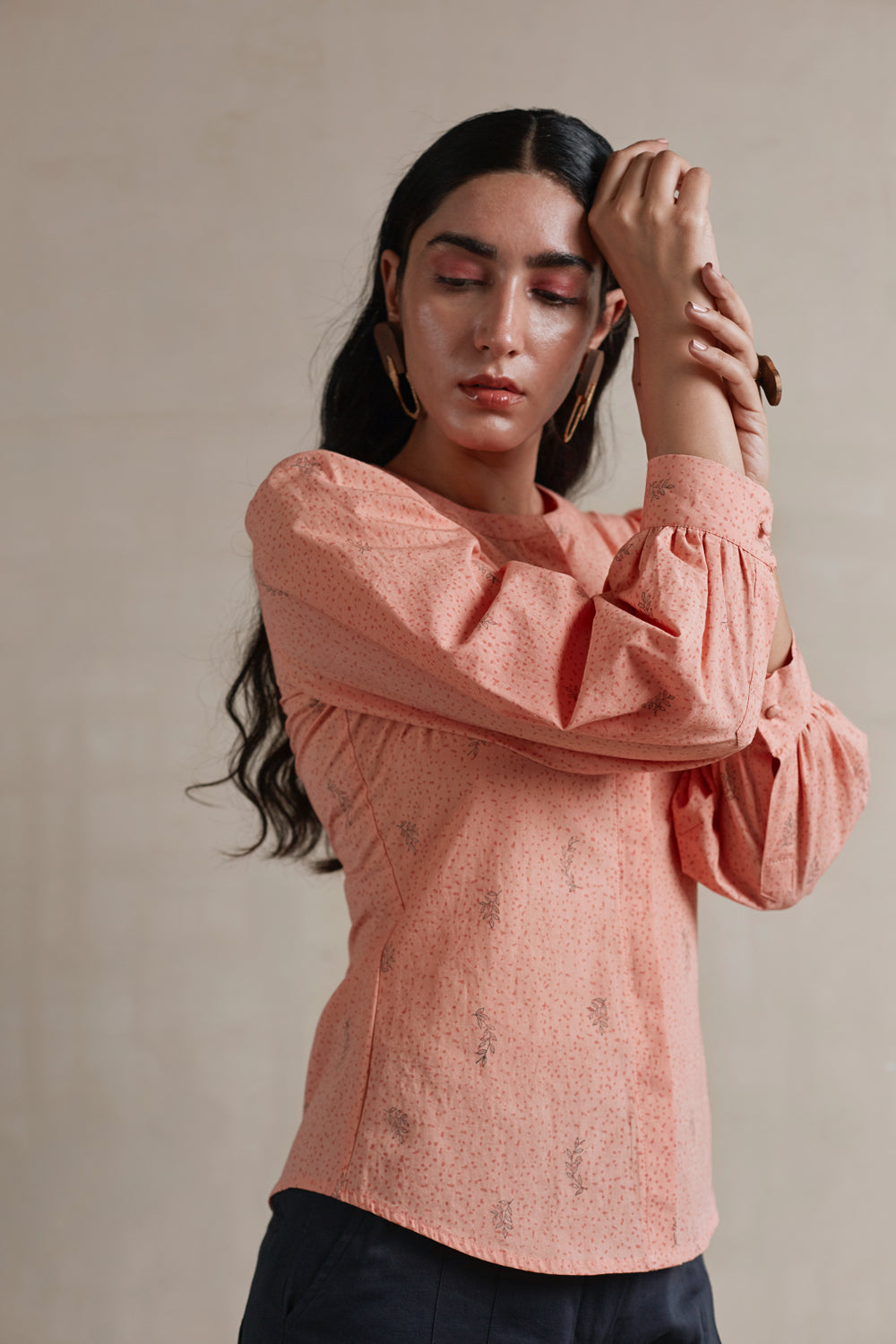 Peach Parfait Romantic Shirt