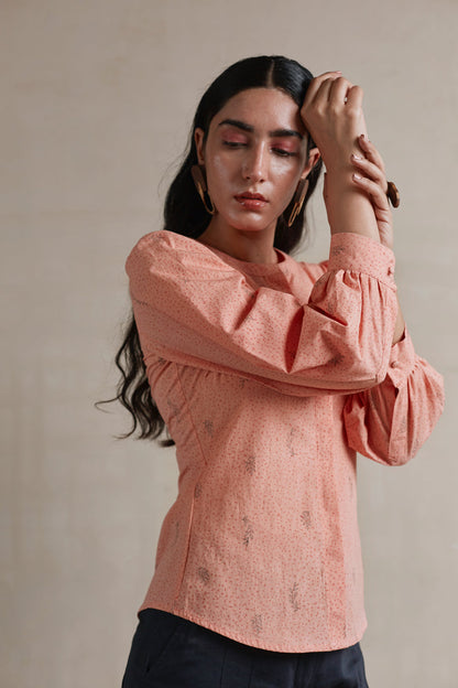 Peach Parfait Romantic Shirt